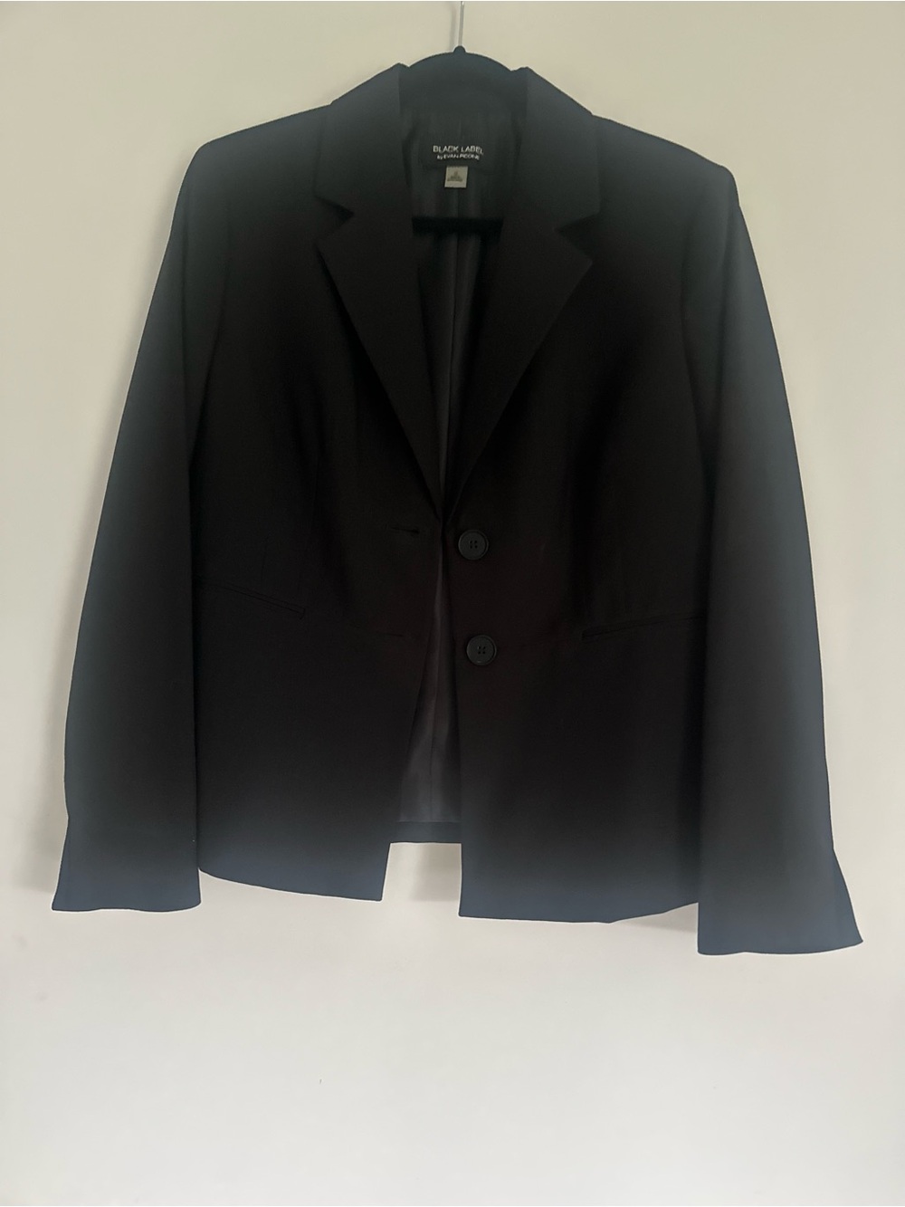 Black Label Women's Black Two-Button Blazer